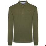 KAM Pique L/S Polo - olive